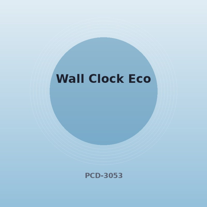 Horloge murale Éco